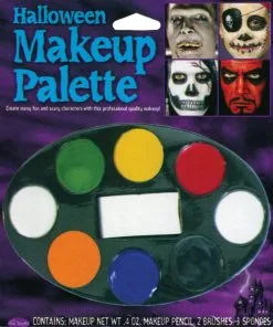 Morris "8 Color Face Paint" Pro-Quality Halloween Makeup Kit
