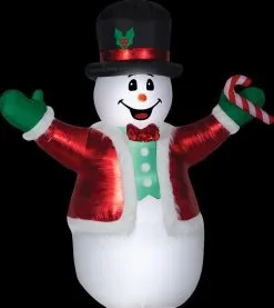 Morris Airblown Giant Luxe Snowman Inflatable Prop