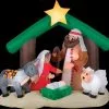 Morris Airblown Holy Family Nativity Large Inflatable Scene 2 Morris Airblown Holy Family Nativity Large Inflatable Scene -Cheap Horror Attire Store airblown holy family nativity large inflatable scene 28745613443120
