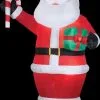 Morris Airblown Santa With Gift And Candy Cane Inflatable 1 Morris Airblown Santa With Gift And Candy Cane Inflatable -Cheap Horror Attire Store airblown santa with gift and candy cane inflatable 29123603234864