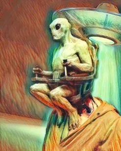 The Horror Dome Alien Mind Control Poster -Cheap Horror Attire Store alien mind control poster 29931172954160