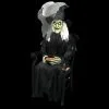 Morris Animated Sitting Witch Halloween Prop -Cheap Horror Attire Store animated sitting witch halloween prop 30408263630896