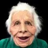 Zagone "Aunt Kathy" Moving Mouth Mask -Cheap Horror Attire Store aunt kathy moving mouth halloween mask 29123405021232