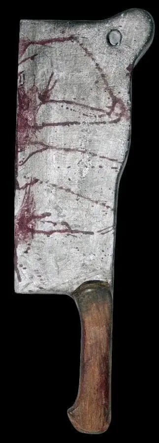Morris "Big Meat Cleaver" Horror Weapon Halloween Prop 3 Morris "Big Meat Cleaver" Horror Weapon Halloween Prop