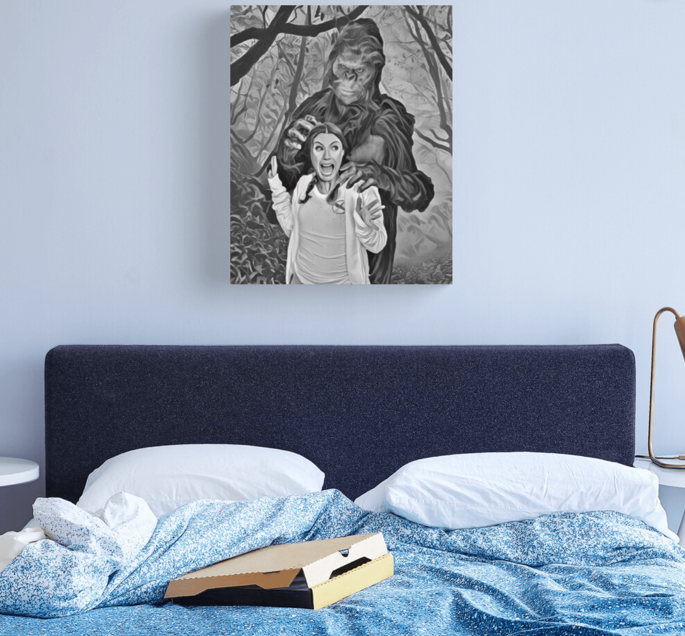 The Horror Dome Bigfoot Canvas Print 5 The Horror Dome Bigfoot Canvas Print - Image 3