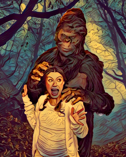 The Horror Dome Bigfoot Poster -Cheap Horror Attire Store bigfoot version 3 poster 29927559757872