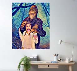 The Horror Dome Bigfoot Poster -Cheap Horror Attire Store bigfoot version 3 poster 29931019468848