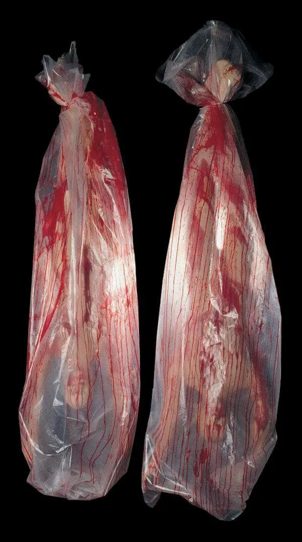 Distortions "Body Bag" Static Halloween Prop 3 Distortions "Body Bag" Static Halloween Prop