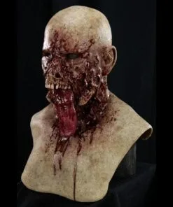 CFX "Buckshot The Zombie" Silicone Mask -Cheap Horror Attire Store buckshot the zombie silicone halloween mask 8671347009