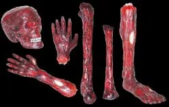Morris Package Deals "Burnt Body Parts" Gory Halloween Props - Package Deal