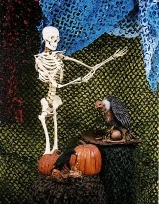 Morris "Camo Crazy Background - 8 X 8 - Black / Orange" Haunted House Decoration 3 Morris "Camo Crazy Background - 8 X 8 - Black / Orange" Haunted House Decoration