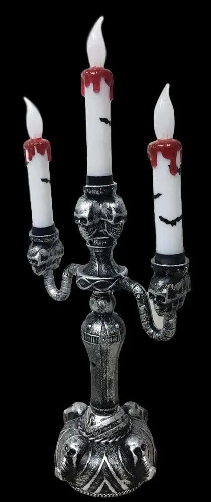 Morris "Candelabra Light Up" Haunted House Lighting Prop 3 Morris "Candelabra Light Up" Haunted House Lighting Prop