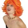 Morris "Choppy Layered Wig - Red/Yellow" Halloween Wigs