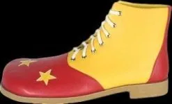 Morris "Clown Shoes - Red/Yellow" Deluxe Halloween Costume Shoes