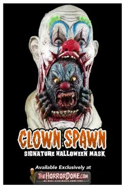The Horror Dome "Clown Spawn" HD Studios Pro Mask -Cheap Horror Attire Store clown spawn hd studios pro halloween mask 28753797382192