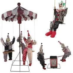 Morris Package Deals "Clowns" Electric Animated Halloween Props - Package Deal -Cheap Horror Attire Store clowns electric animated halloween props package deal 2309713592353