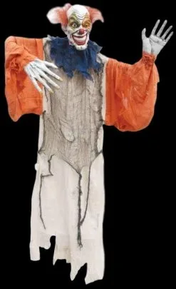 Morris "Creepy Clown" Hanging Halloween Decoration - 60 Inch