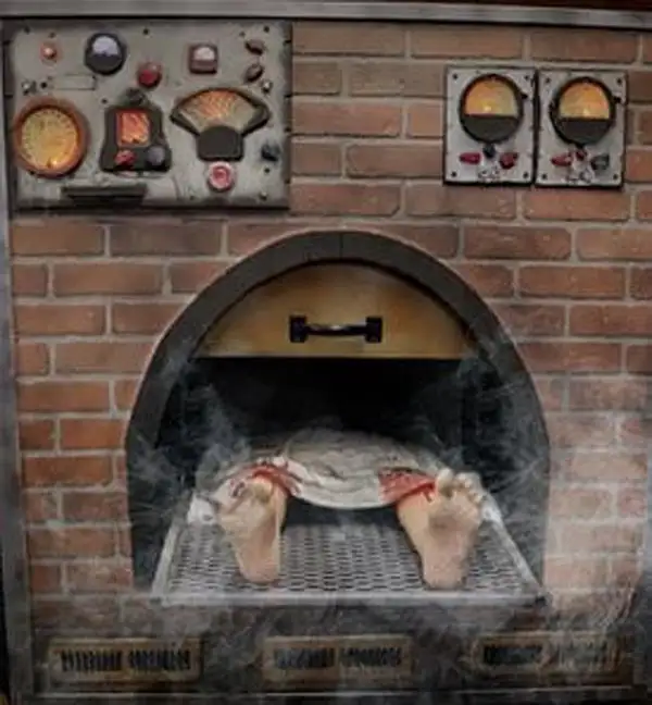 Dead Farm Productions Cremation Oven Halloween Animatronic 3 Dead Farm Productions Cremation Oven Halloween Animatronic