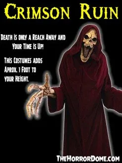 The Horror Dome "Crimson Ruin" HD Studios Costume -Cheap Horror Attire Store crimson ruin hd studios night terror halloween costume 14335396184112