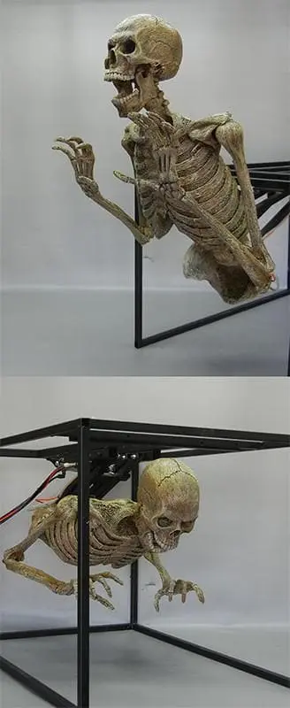 DC PROPS "Crypt Dweller" Skeleton Halloween Animatronic 3 DC PROPS "Crypt Dweller" Skeleton Halloween Animatronic