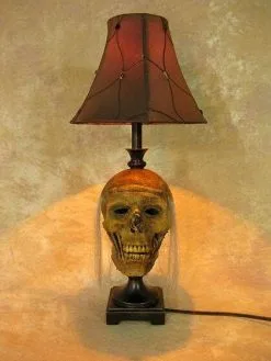 Skeletons And More "Desk Lamp With Life-size Corpse Head And Antique Shade" Haunted House Lighting 10 Skeletons And More "Desk Lamp With Life-size Corpse Head And Antique Shade" Haunted House Lighting -Cheap Horror Attire Store desk lamp with life size corpse head and antique shade haunted house lighting 23613422913