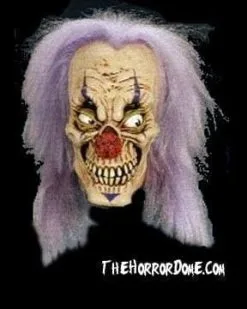 The Horror Dome "Evil Clown - Purple Hair" Mask