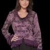 The Horror Dome "Gothic Ghostly Jacket In Purple" HD Hollywood Costume -Cheap Horror Attire Store gothic ghostly jacket in purple hd studios hollywood halloween costume 14209875181616