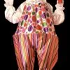 Morris "Harpo Hoop Clown" Costume -Cheap Horror Attire Store harpo hoop clown value halloween costume 28747498192944