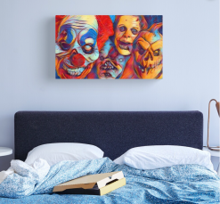 The Horror Dome Horror Faces Canvas Print