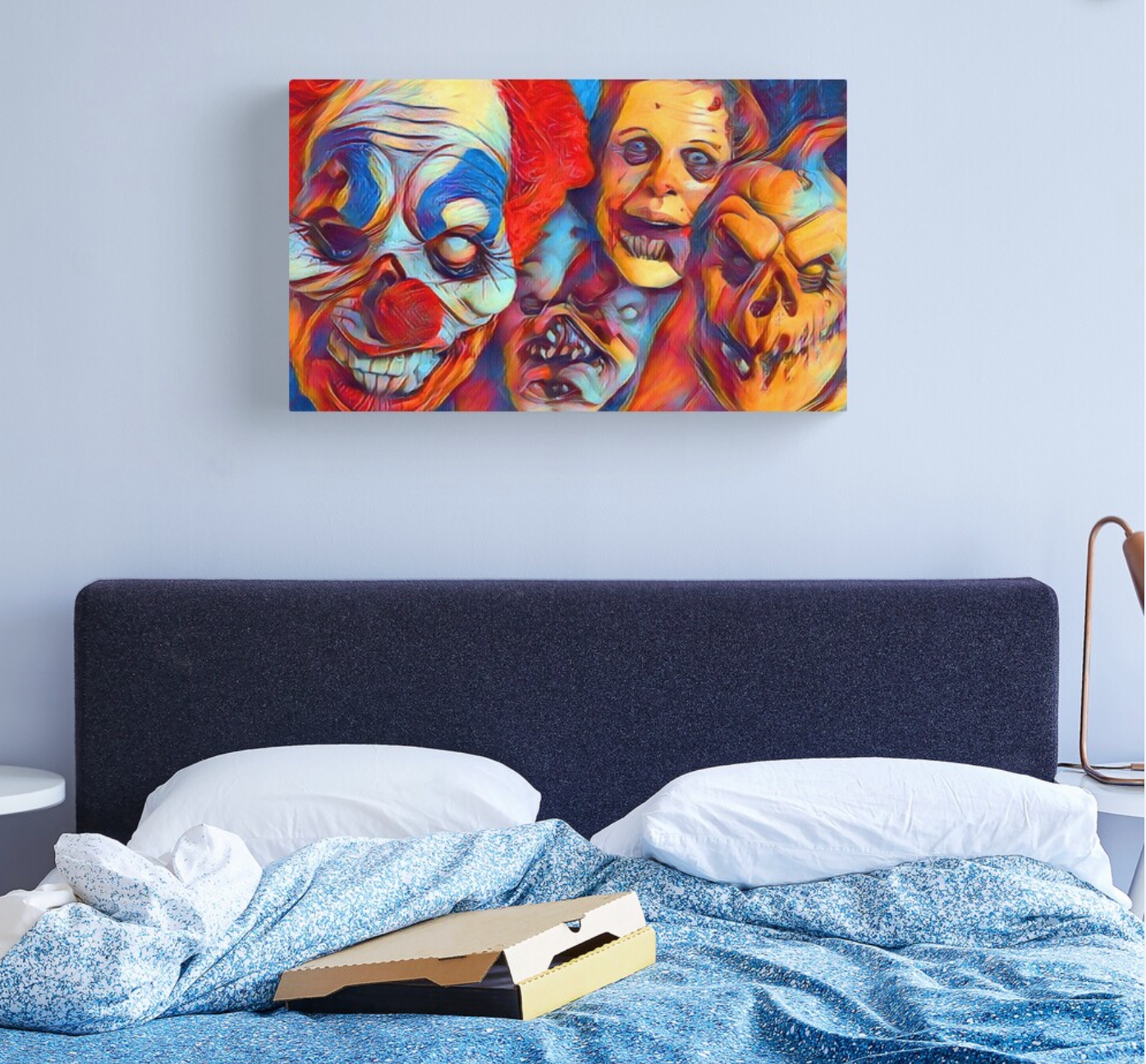 The Horror Dome Horror Faces Canvas Print 3 The Horror Dome Horror Faces Canvas Print