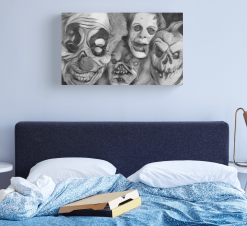The Horror Dome Horror Faces Canvas Print 7 The Horror Dome Horror Faces Canvas Print -Cheap Horror Attire Store horror faces canvas print 29934383628336