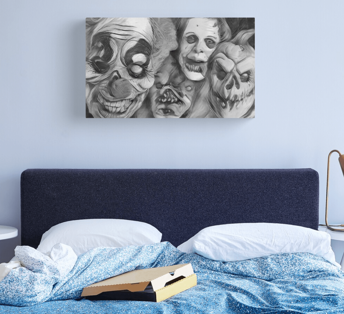 The Horror Dome Horror Faces Canvas Print 5 The Horror Dome Horror Faces Canvas Print - Image 3