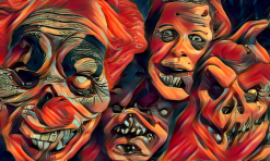 The Horror Dome Horror Faces Poster -Cheap Horror Attire Store horror faces poster 29931580817456