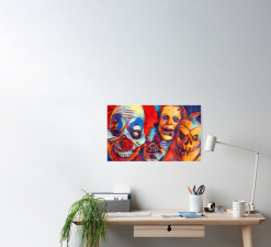 The Horror Dome Horror Faces Poster -Cheap Horror Attire Store horror faces poster 29931585699888