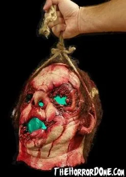 The Horror Dome "Jack The Lantern" Lighted Severed Head Halloween Prop -Cheap Horror Attire Store jack the lantern lighted severed head halloween prop 28753996349488