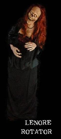 The Horror Dome "Lenore Rotator" Zombie Halloween Animatronic