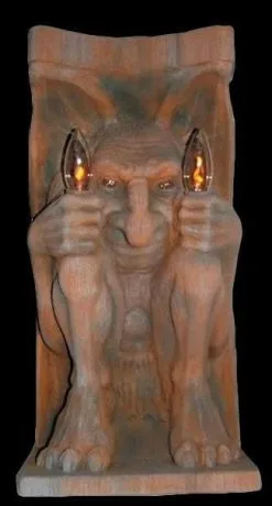 Morris "Lighted Gargoyle Wall Mount" Haunted House Decoration