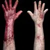 CFX "Meatbag Hands" Silicone Halloween Gloves -Cheap Horror Attire Store meatbag hands silicone halloween gloves 14160953933872