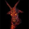 Midnight Studios "Molten Devil Head Bust" Halloween Prop