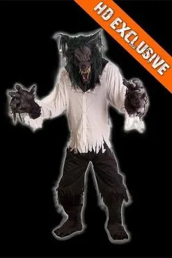 The Horror Dome "Night Rage" HD Studios Costume -Cheap Horror Attire Store night rage werewolf hd studios night terror halloween costume 28731870216240