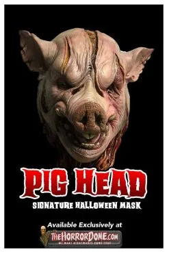 The Horror Dome "Pig Head" HD Studios Pro Mask -Cheap Horror Attire Store pig head hd studios pro halloween mask 28733193519152