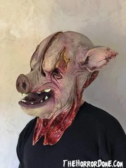 The Horror Dome "Pig Head" HD Studios Pro Mask -Cheap Horror Attire Store pig head hd studios pro halloween mask 28756094091312