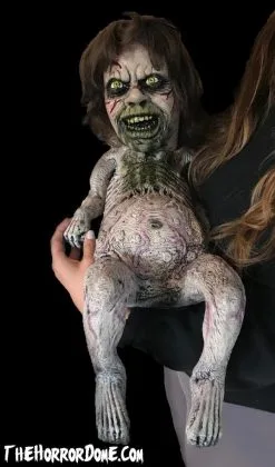 The Horror Dome "Possessed Baby" HD Studios Halloween Puppet Prop -Cheap Horror Attire Store possessed baby hd studios halloween puppet prop 28753461248048