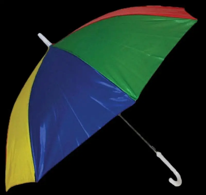 Morris "Rainbow Clown Umbrella - 24 Inch" Halloween Costume Accessory 3 Morris "Rainbow Clown Umbrella - 24 Inch" Halloween Costume Accessory