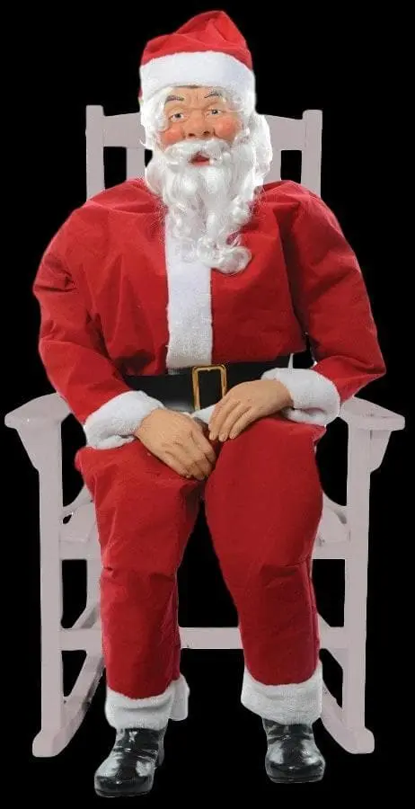 Morris "Rocking Chair Santa" Electric Christmas Animatronic 3 Morris "Rocking Chair Santa" Electric Christmas Animatronic