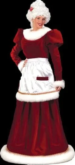 Morris "Santa Mrs. Velvet Dress - SM MD" Costume