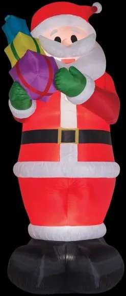 Morris "Santa With Gifts - 16 Foot Tall" Air-Blown Inflatable Halloween Decoration