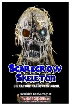 The Horror Dome "Scarecrow Skeleton" HD Studios Pro Mask -Cheap Horror Attire Store scarecrow skeleton hd studios pro halloween mask 28757562032176