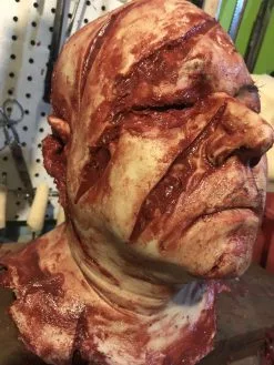 SpellBound FX And Art "Silicone Severed Head" Gory Halloween Prop -Cheap Horror Attire Store silicone severed head gory halloween prop 11948591939632