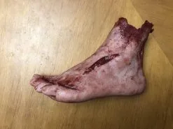 SpellBound FX And Art "Silicone Severed Left Female Foot" Body Parts Halloween Prop -Cheap Horror Attire Store silicone severed left female foot body parts halloween prop 11943768850480